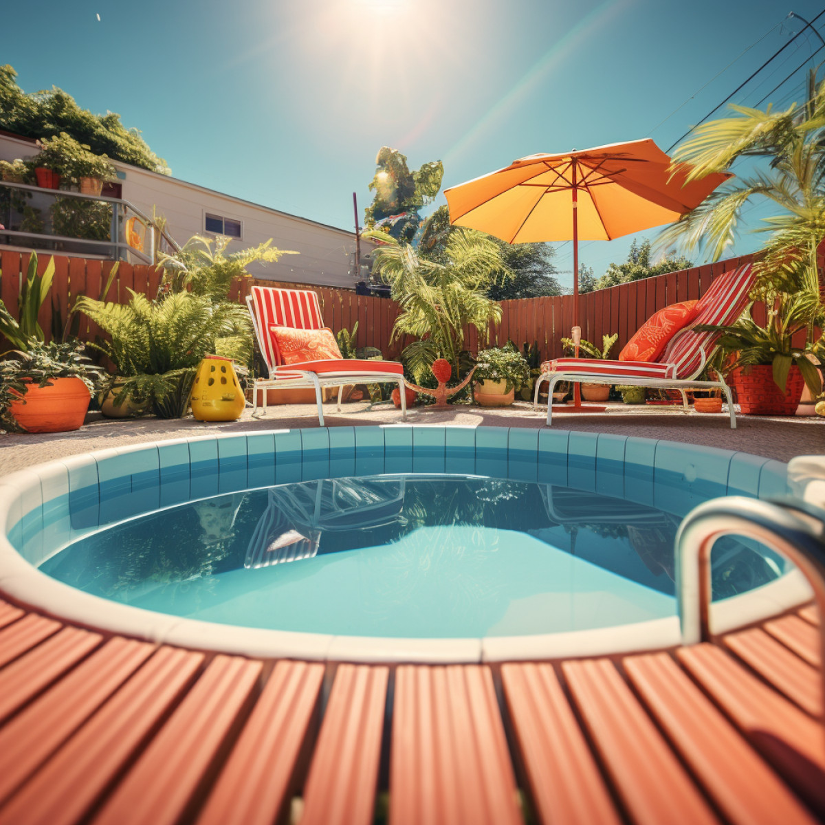 Habillage pour piscine hors sol : idées créatives pour embellir votre espace