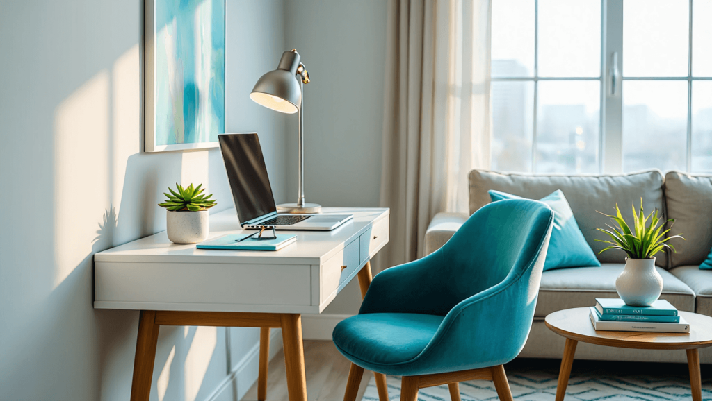 Comment aménager un coin bureau dans le salon ?