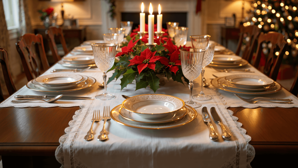 Table de Noël : créez-vous une table élégante et chaleureuse !