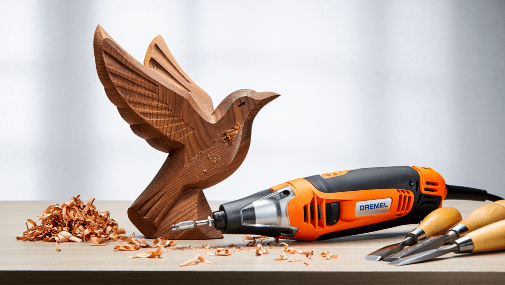 Comment sculpter le bois avec un outil Dremel