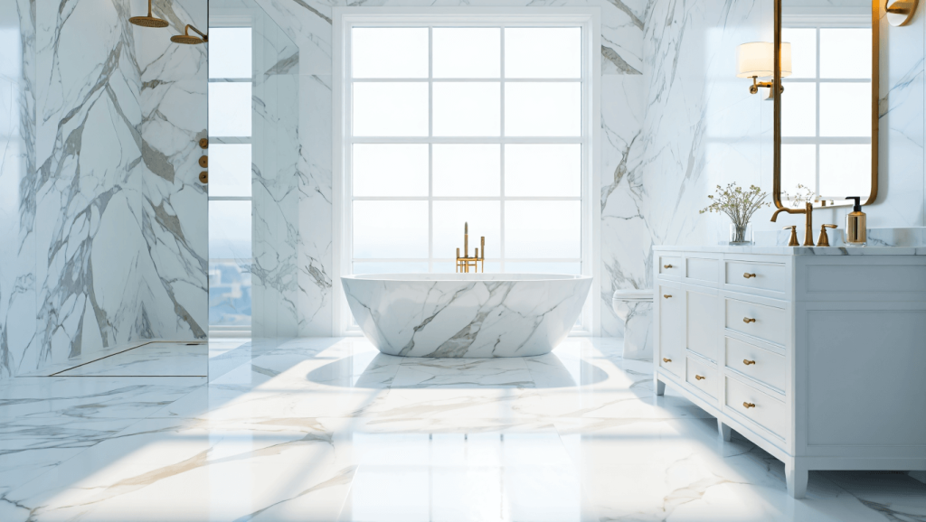 Pourquoi opter pour du marbre dans votre salle de bains ?