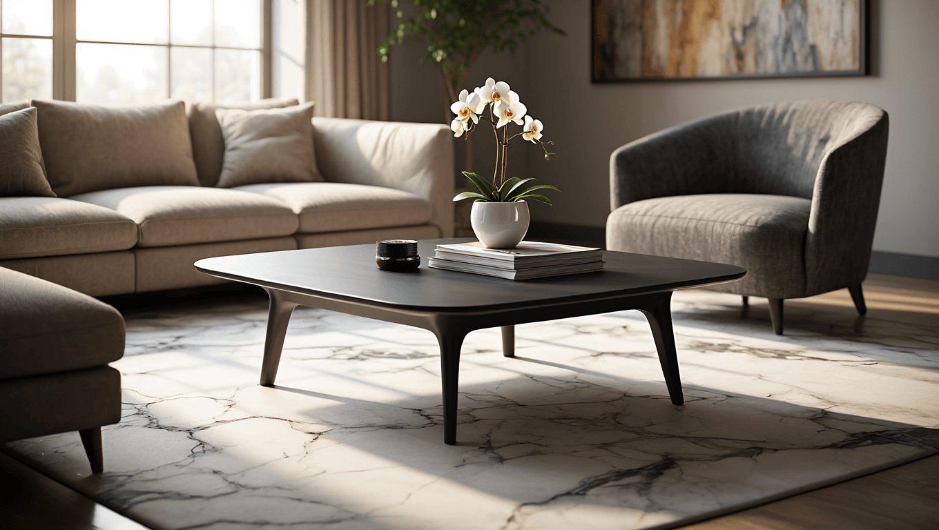 La table basse noire : le must-have intemporel pour votre salon