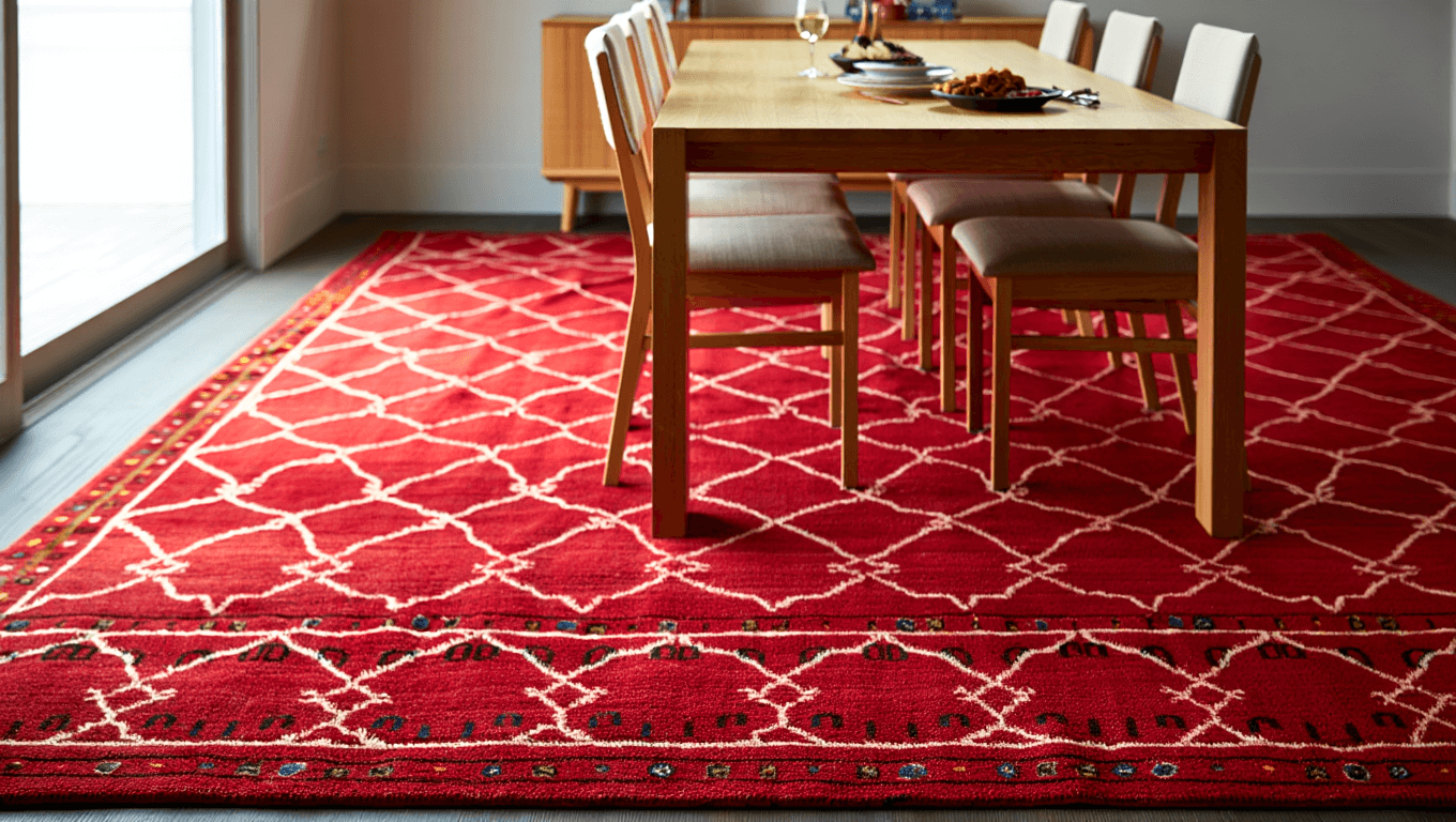 Comment choisir un tapis pour votre table à manger ?