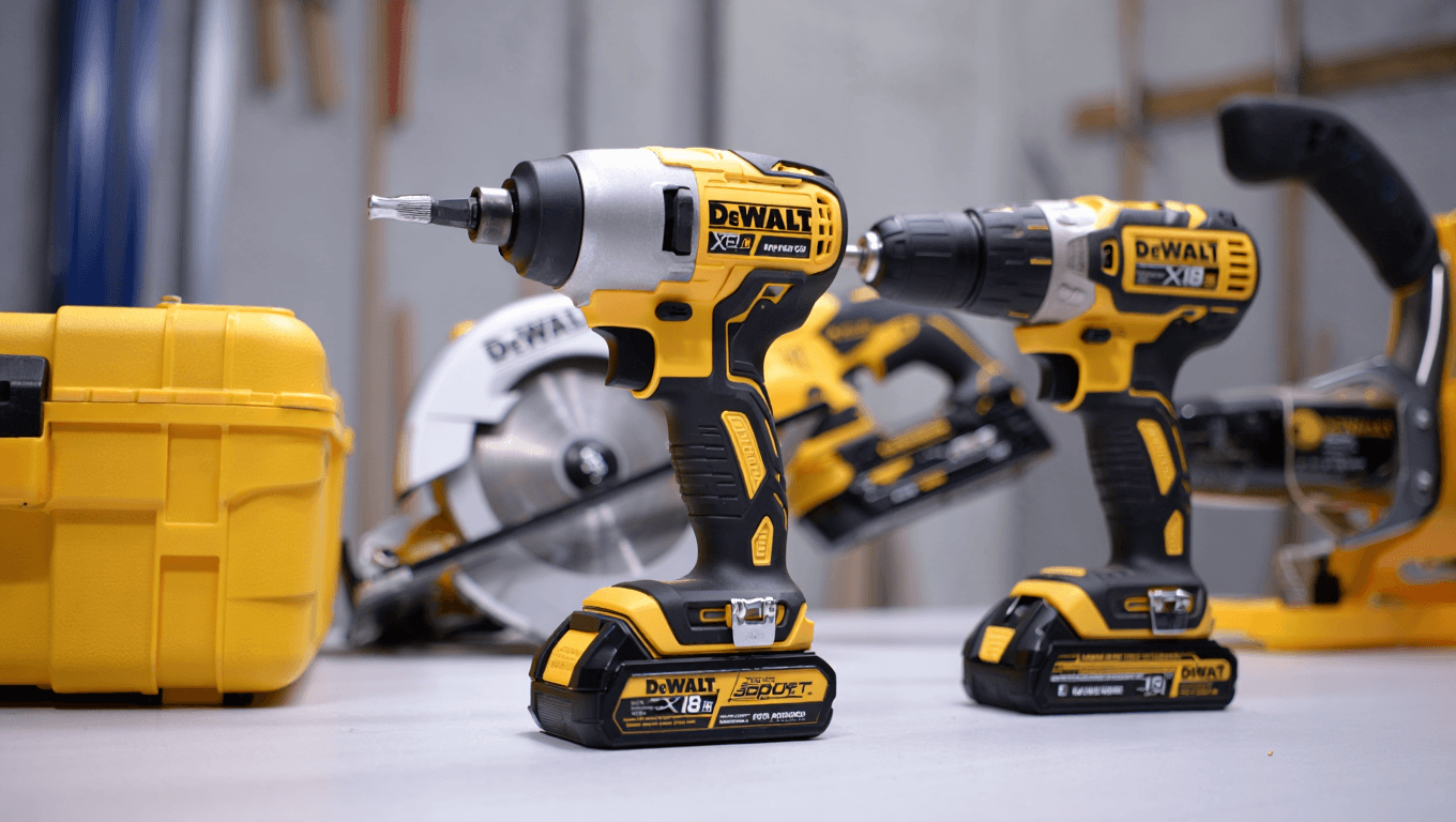 Dewalt XR 18V: Gamme avec plus de 100 d’outils sans-fil