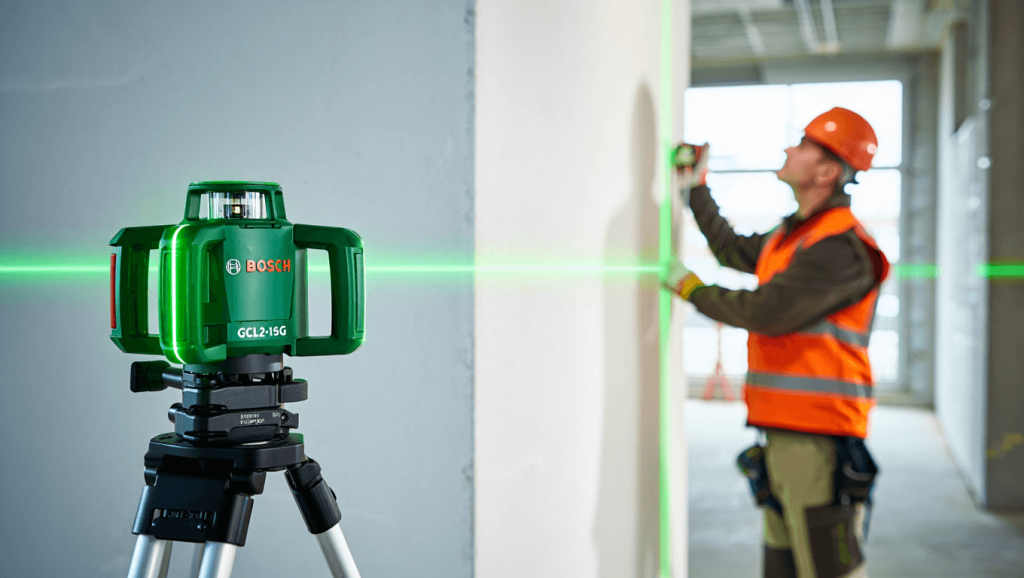Test du laser croix vert GCL2-15G de chez Bosch
