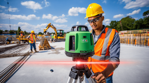 Quelles sont les applications d’un laser rotatif de chantier
