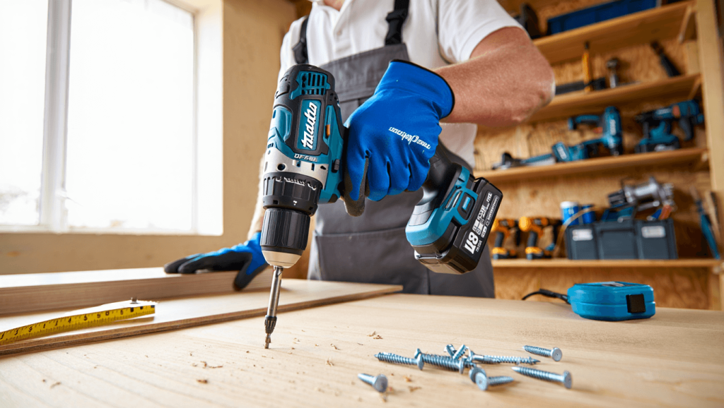 Test de la perceuse visseuse DDF481RTE de chez Makita